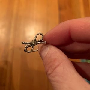 Sterling Silver Bowtie Ring - Size 5.5